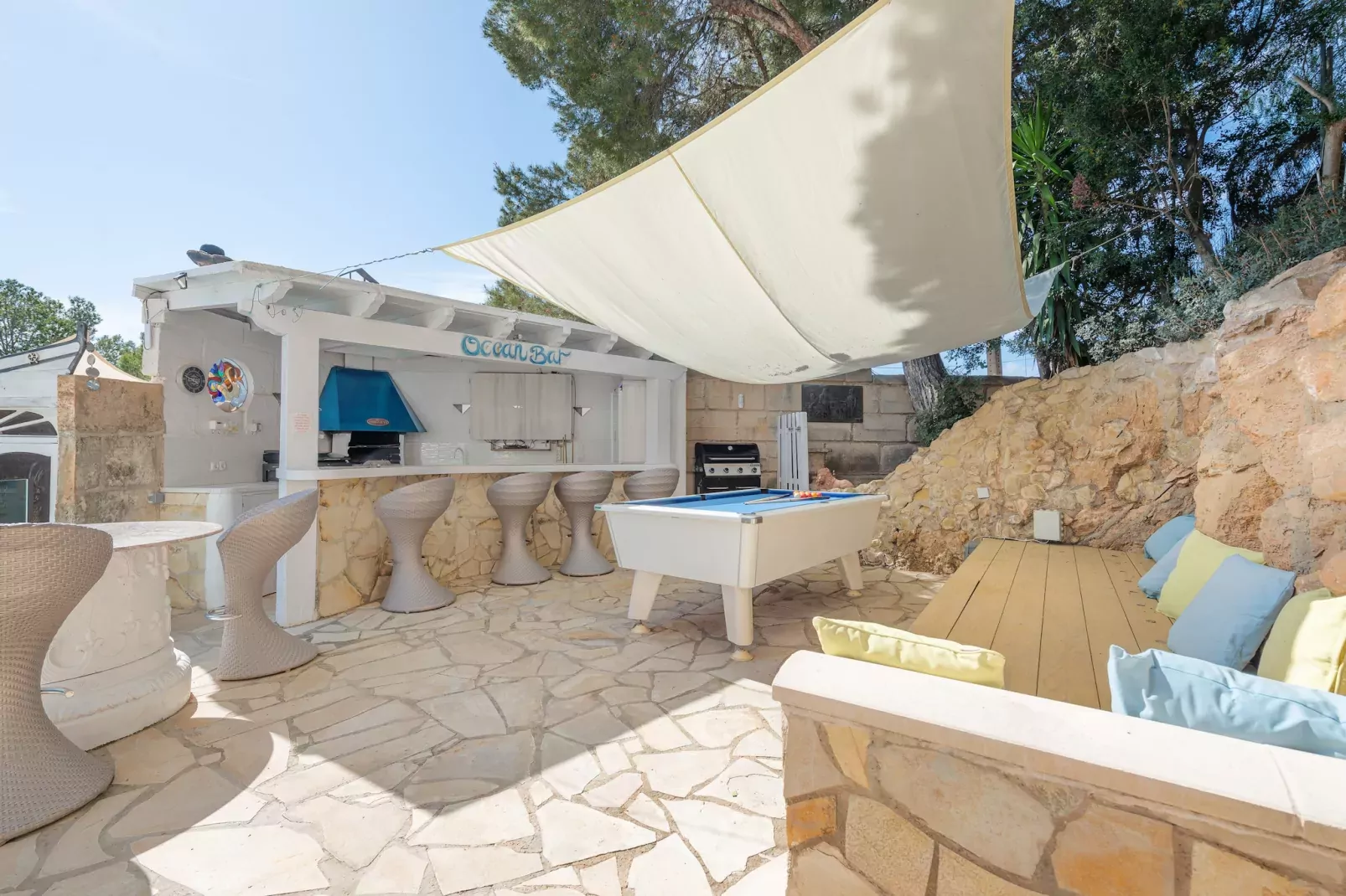Villa Ocean View-Außenbereich Sommer