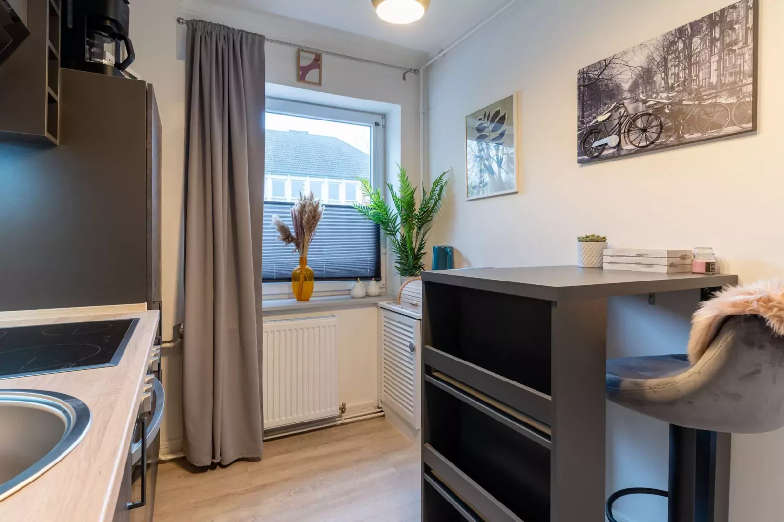 Ferienwohnung Am Schloßpark-Kitchen