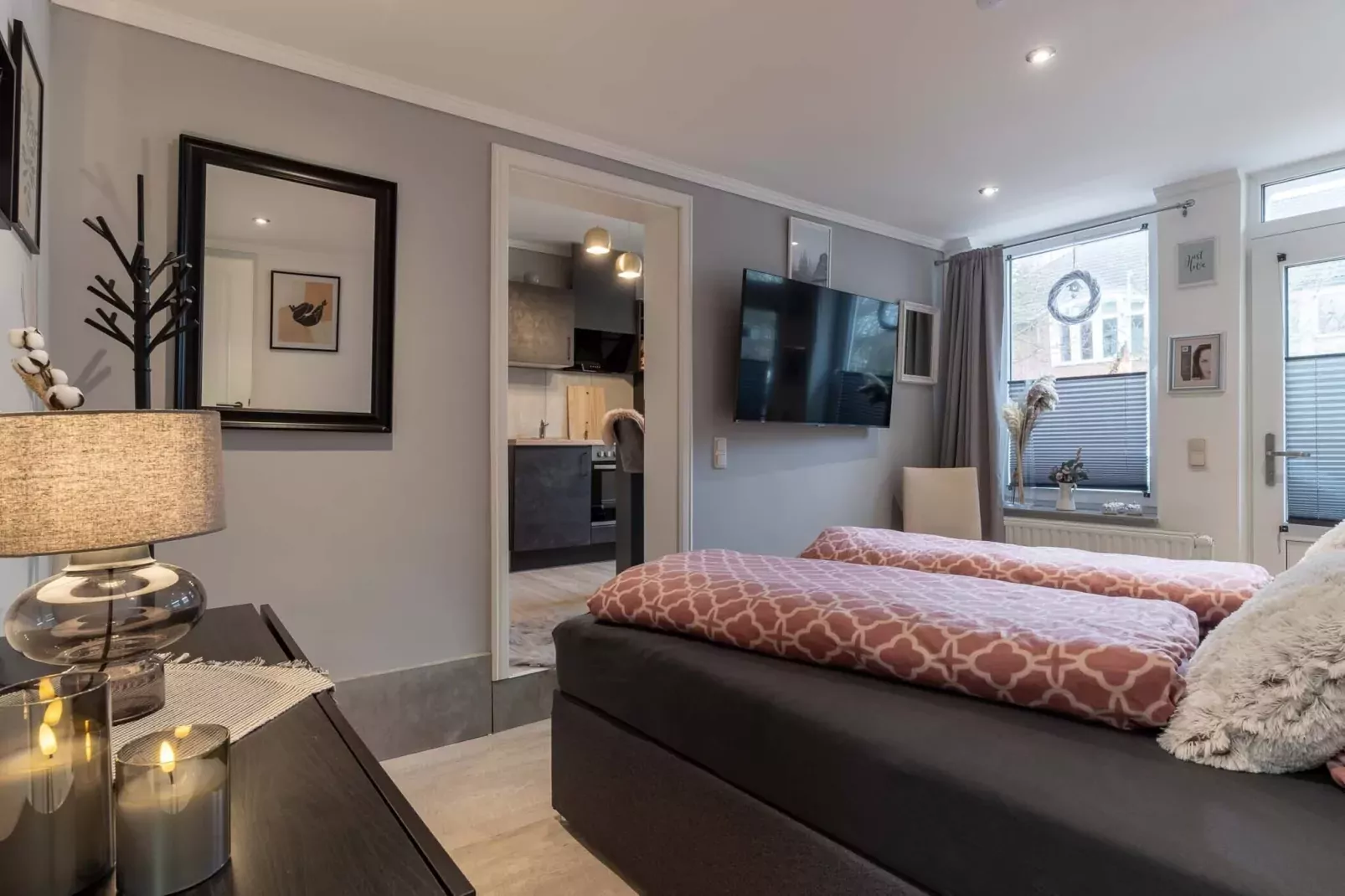 Ferienwohnung Am Schloßpark-Bedroom