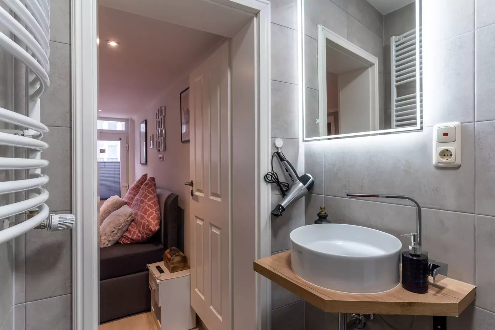 Ferienwohnung Am Schloßpark-Bathroom