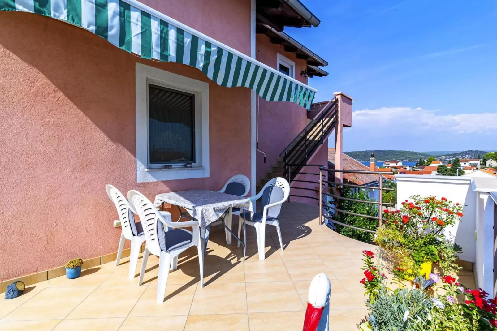 Apartment ALAN Sibenik - Bilice A6-4-Terrace balcony