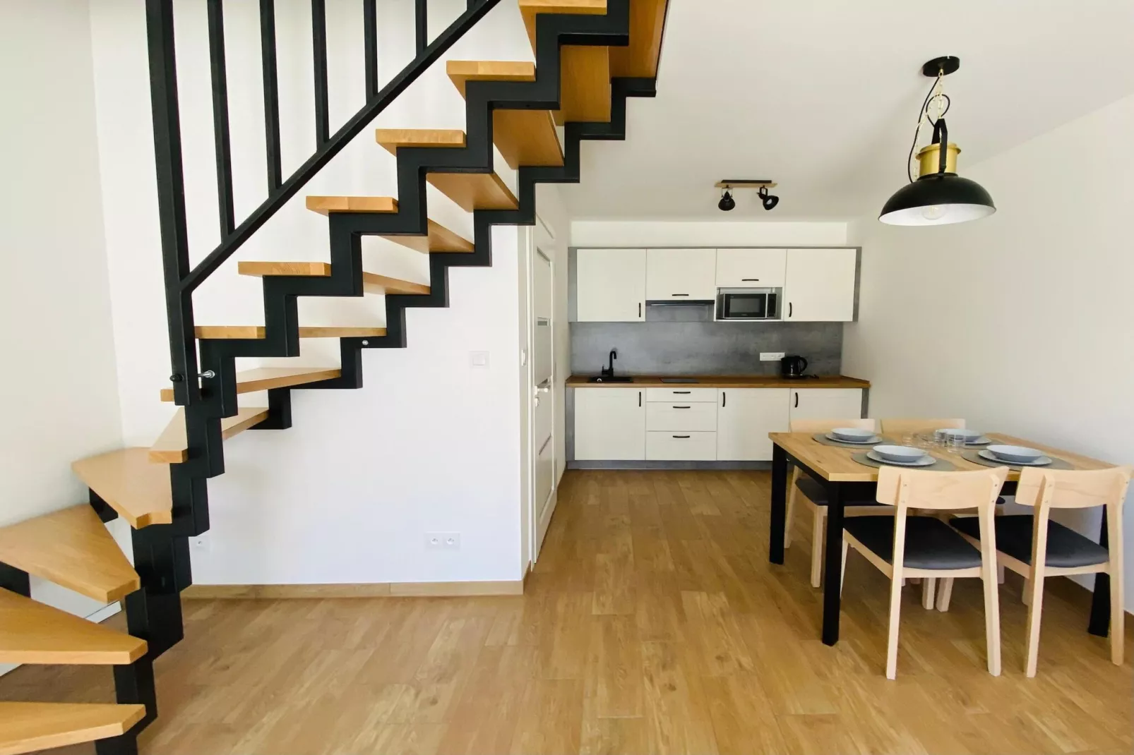 Piętrowe domy wakacyjne dla 4 osób Jarosławiec-Living room