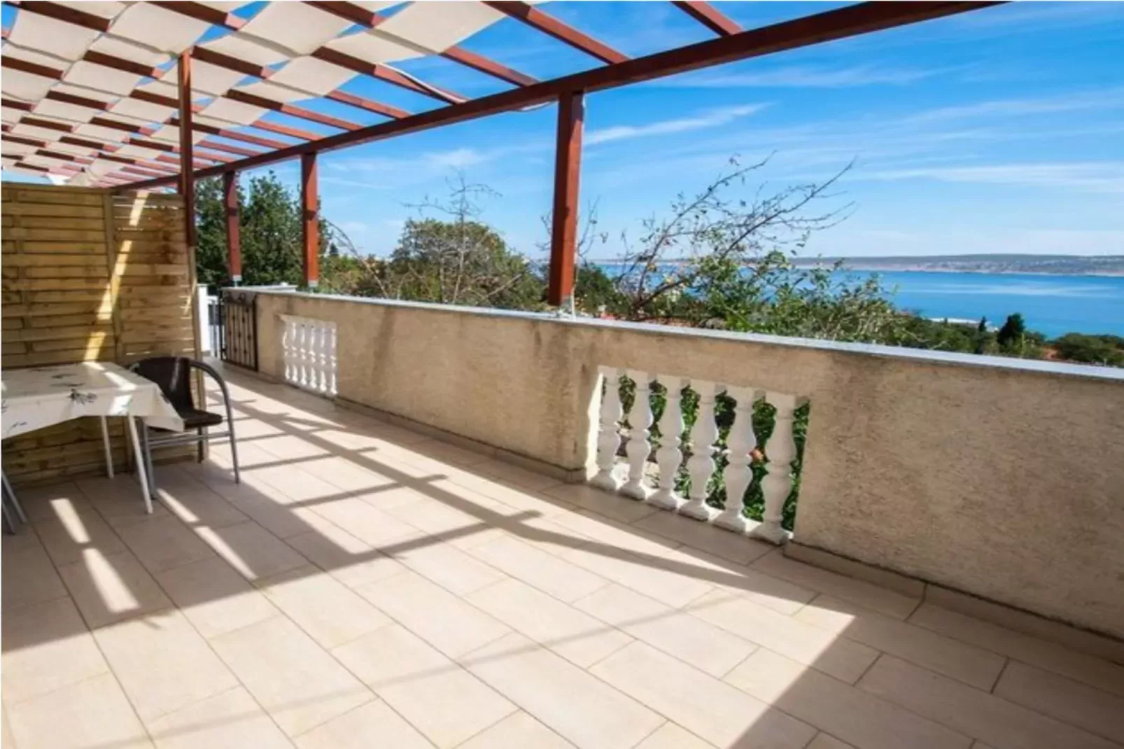 Apartments Seaview Starigrad Paklenica-A5-Terrace balcony