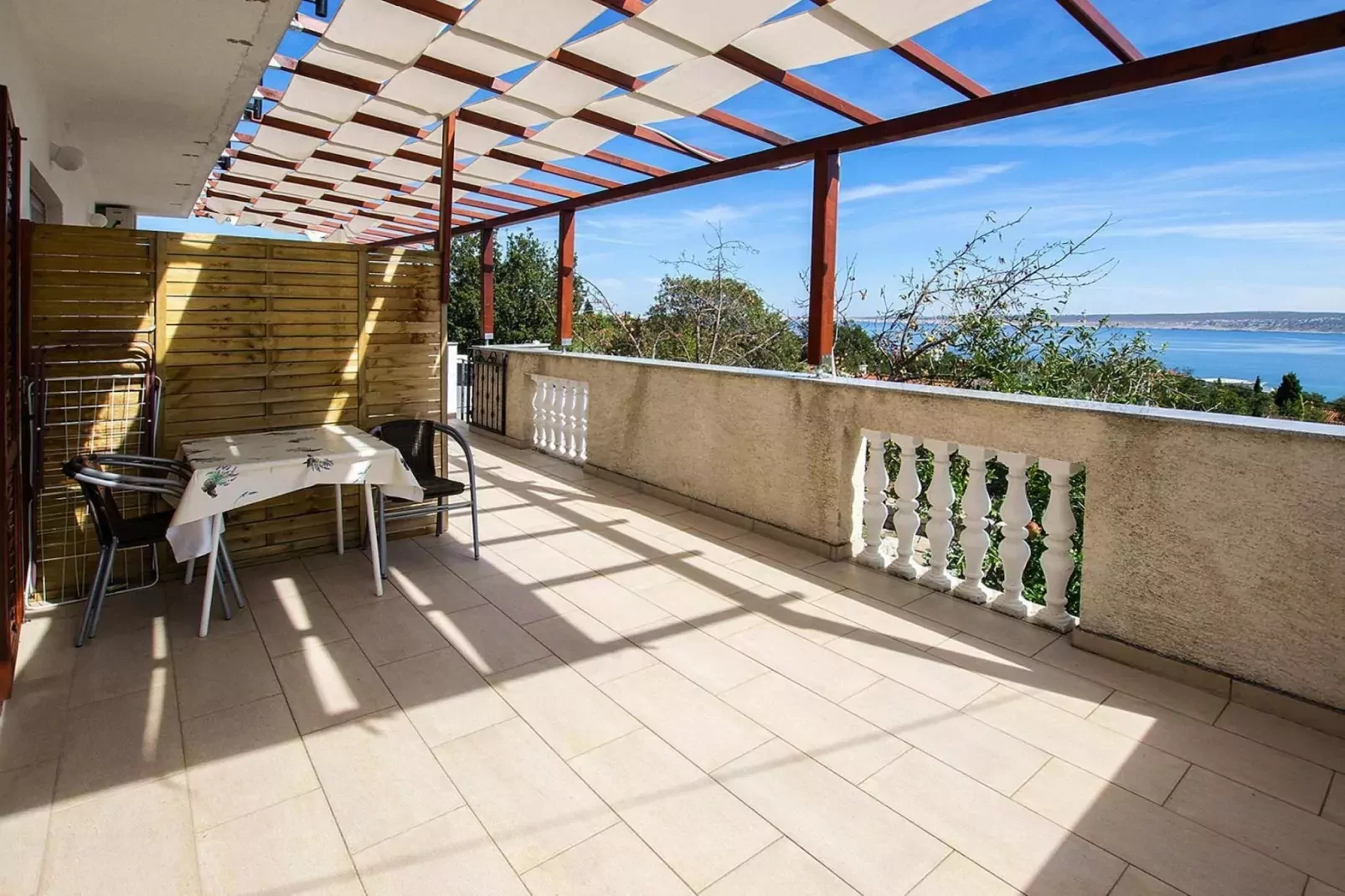Apartments Seaview Starigrad Paklenica-A5-Terrace balcony
