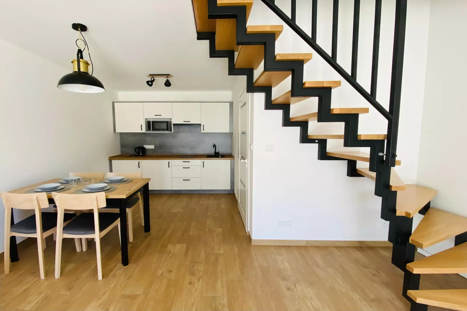 Piętrowe domy wakacyjne dla 4 osób Jarosławiec-Living room