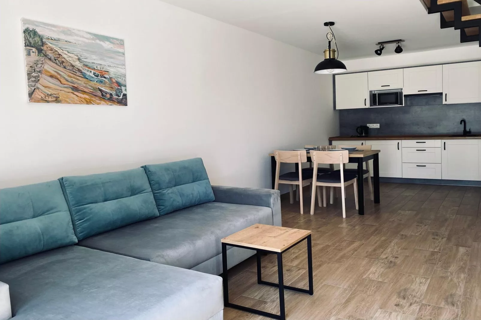 Piętrowe domy wakacyjne dla 4 osób Jarosławiec-Living room