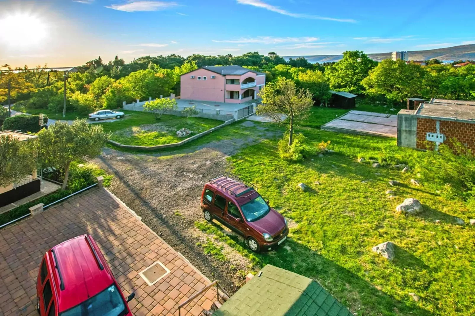 Holiday flat Kuco Starigrad Paklenica-3-Raum-App SD44 A01 ca 58 qm bei Belegung mit 5 Pers-Aussicht Sommer