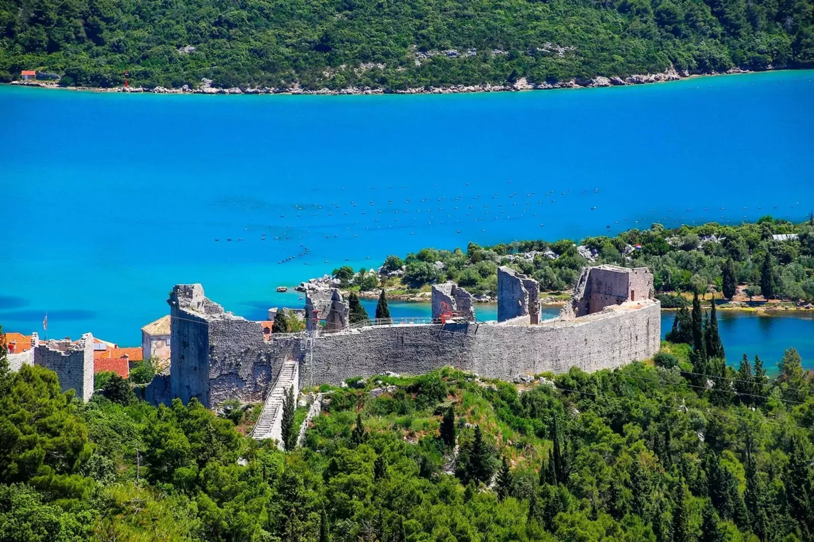 Holiday flat Kuco Starigrad Paklenica-3-Raum-App SD44 A01 ca 58 qm bei Belegung mit 5 Pers-Gebiete Sommer 5 km