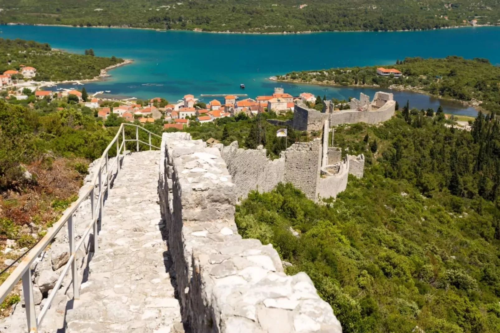 Holiday flat Kuco Starigrad Paklenica-3-Raum-App SD44 A01 ca 58 qm bei Belegung mit 5 Pers-Gebiete Sommer 1 km