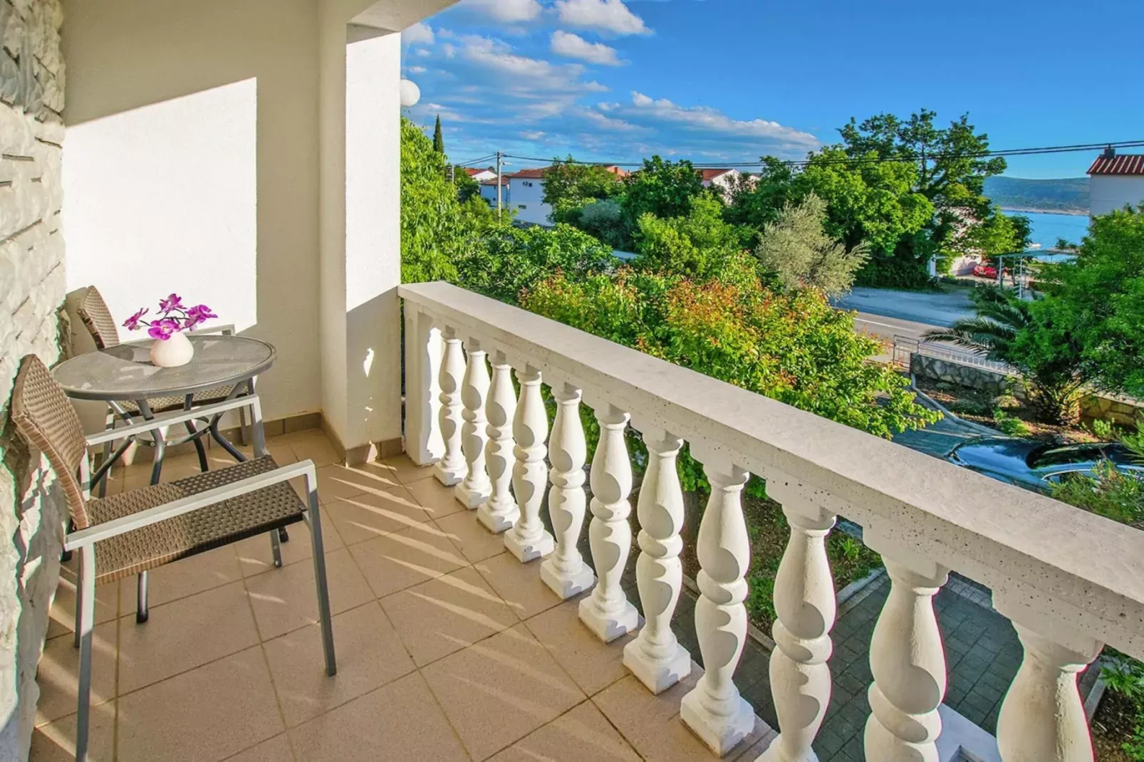 Apartment im Haus Lika Seline SD55 A01-EG 1-5 Pers-Terrace balcony