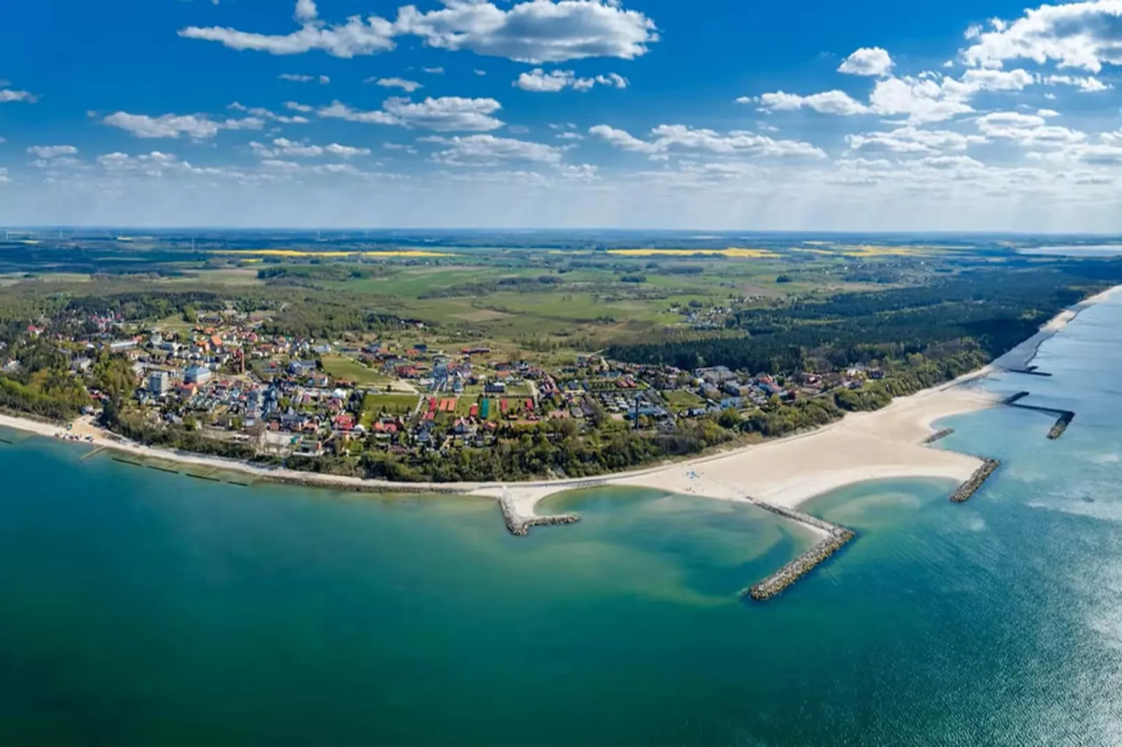 Piętrowe domy wakacyjne dla 4 osób Jarosławiec-Areas summer 5km