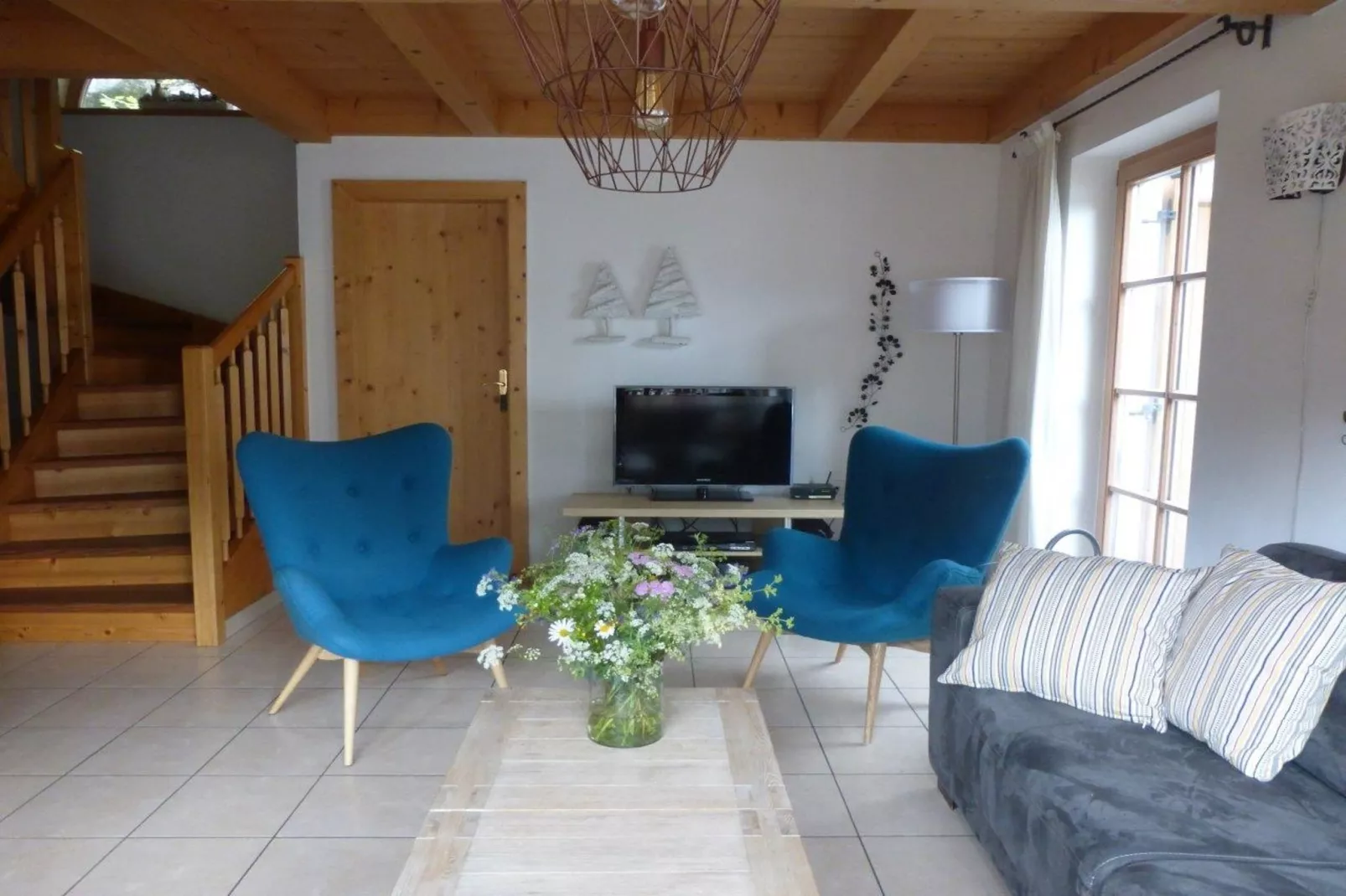 Chalets Om Utens-Living room