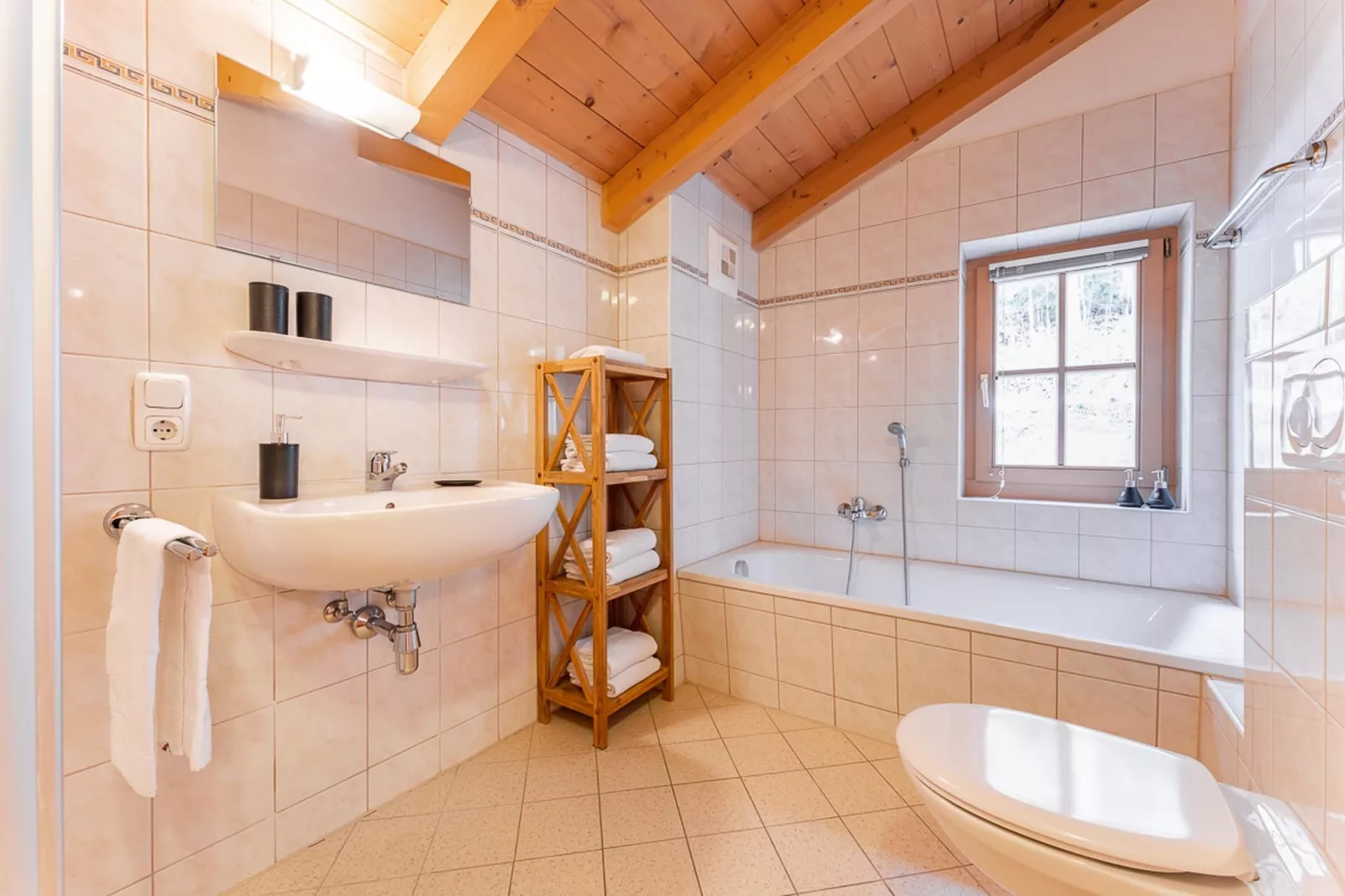 Chalets im Wald-Badezimmer