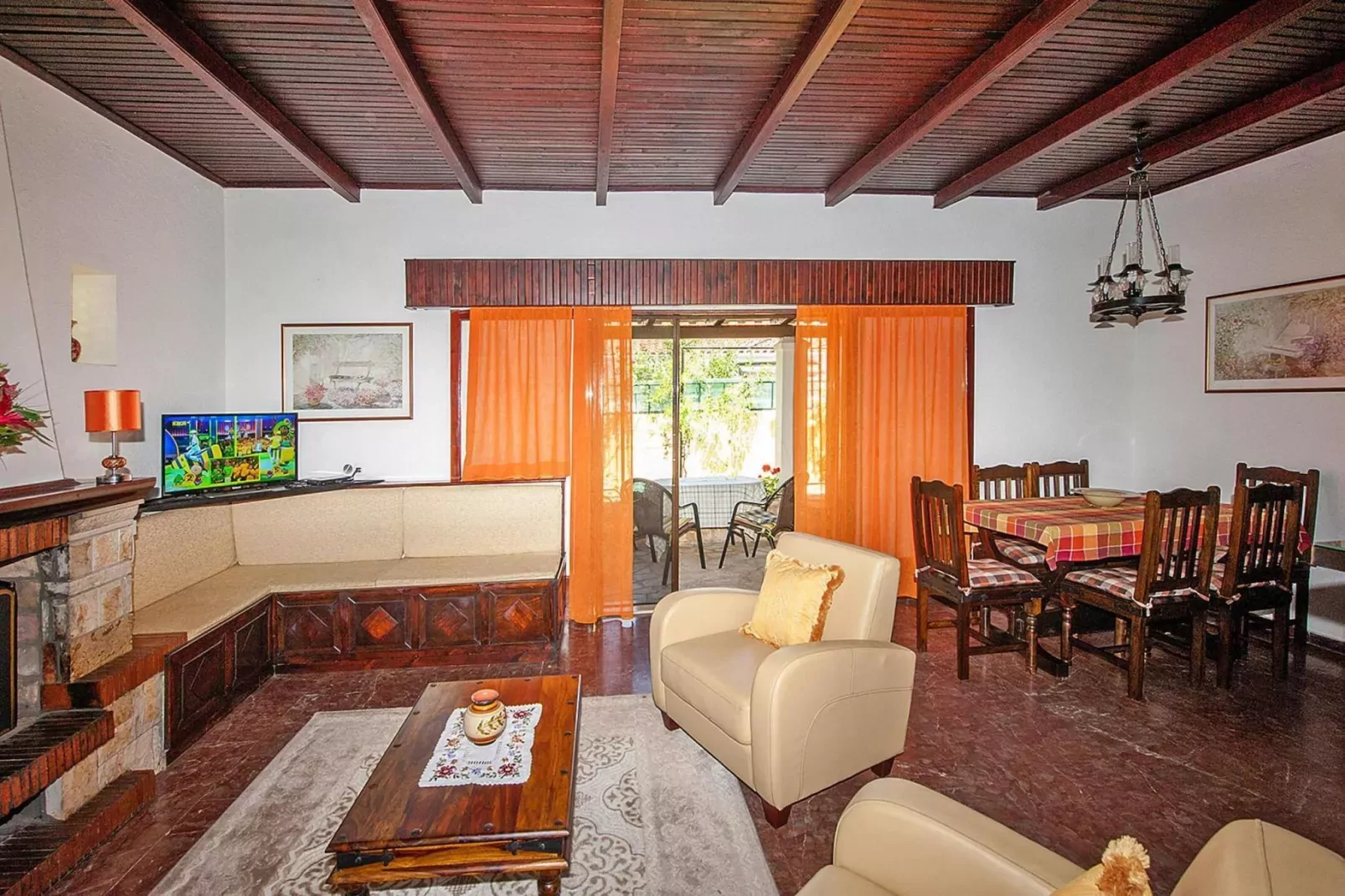 Villa Marco in Acharavi-Villa Marco-Living room