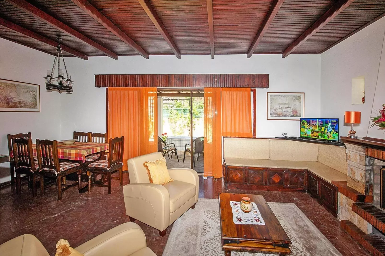 Villa Marco in Acharavi-Villa Marco-Living room