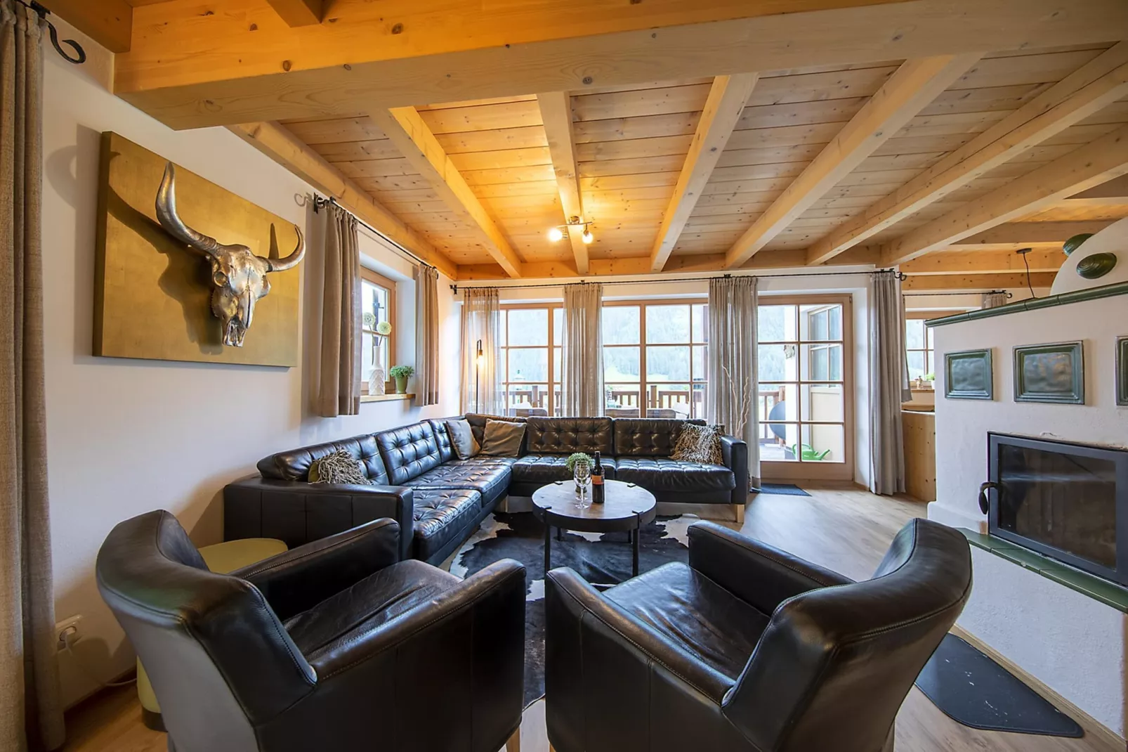 Schöneben Chalet  Hohe Tauern Blick-Living room