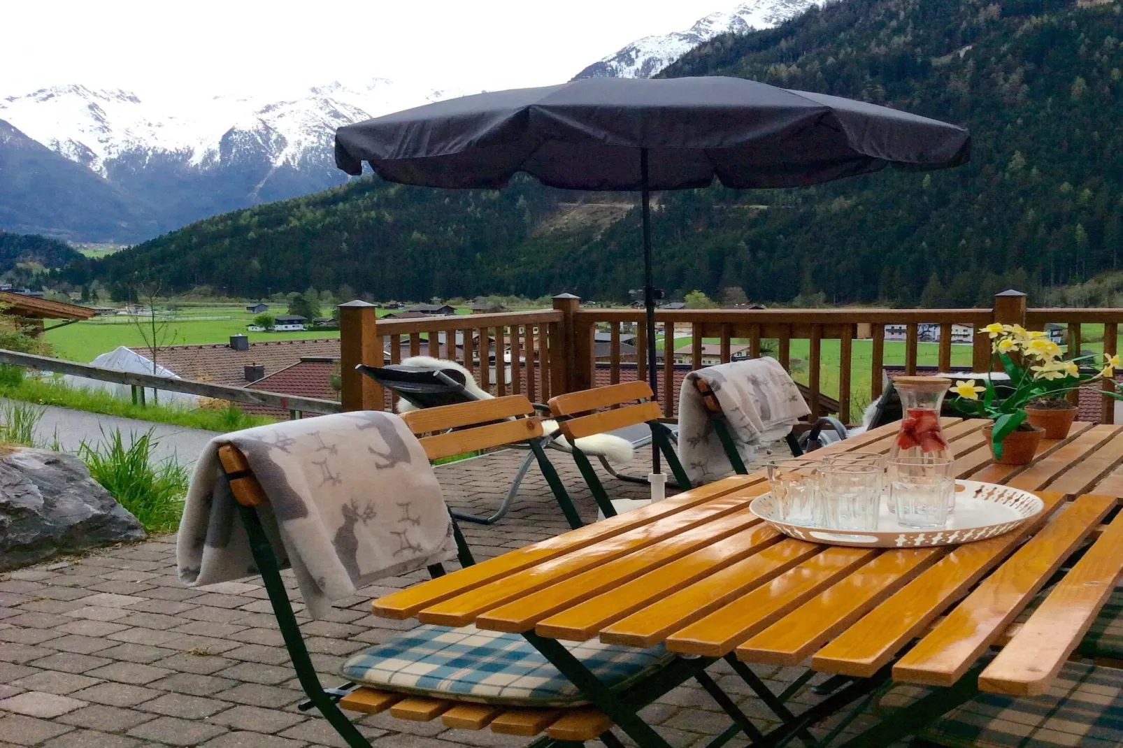 Schöneben Chalet  Hohe Tauern Blick-Terrace balcony
