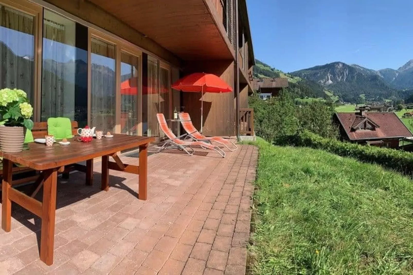 Schöneben Haus Contento-Terrassenbalkon