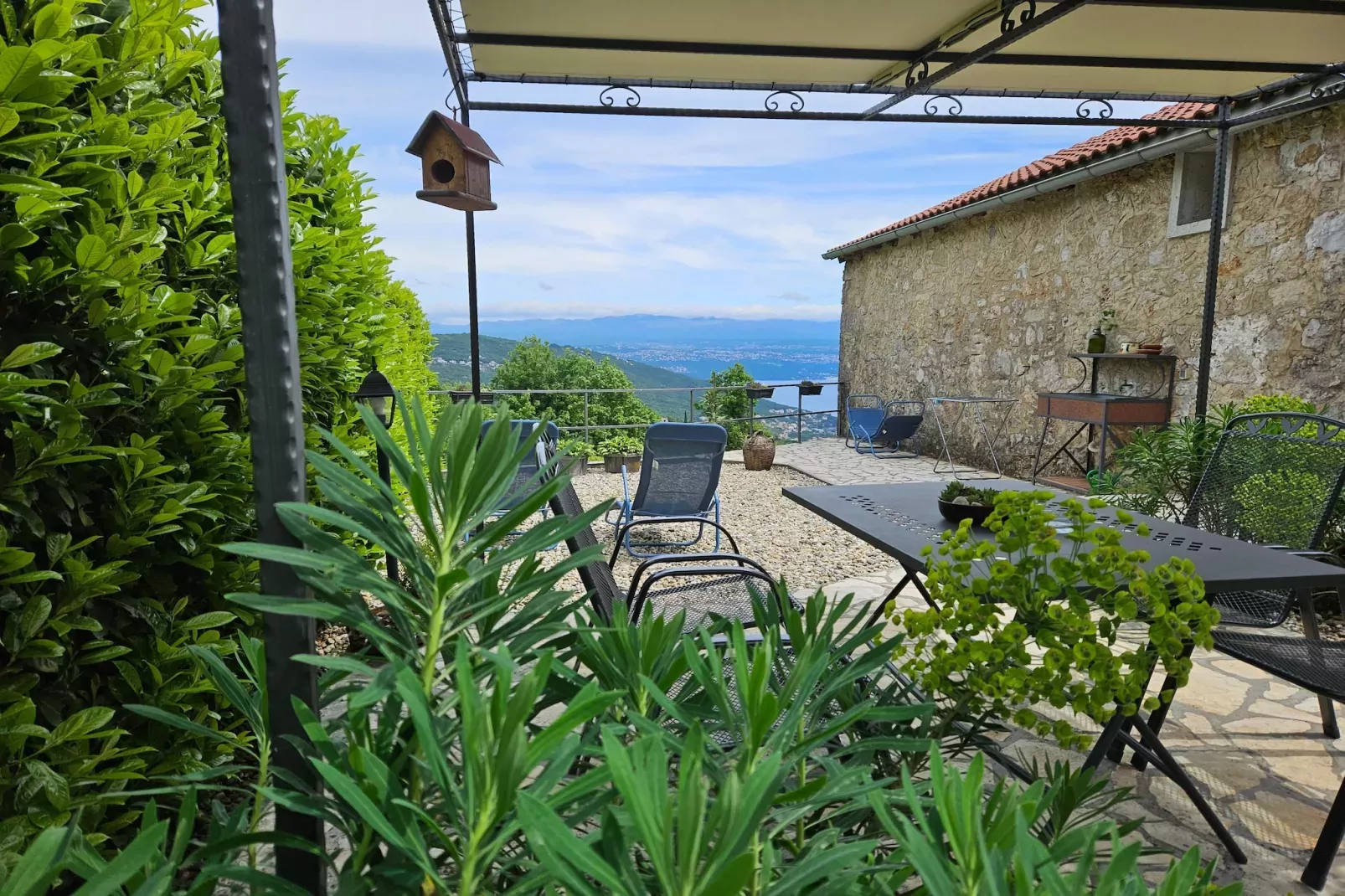 Holiday home Iva - Lovran Dobrec - ca 80 qm für 4 Pers-Balcon-terrasse