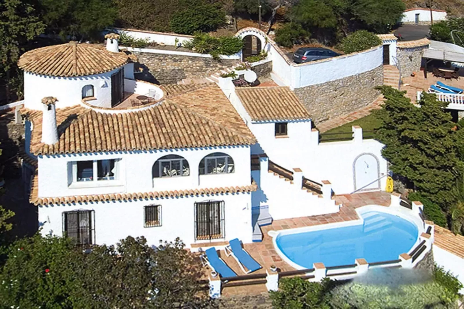 Villa Torre, Salobreña-Casa Torre-Außenbereich Sommer