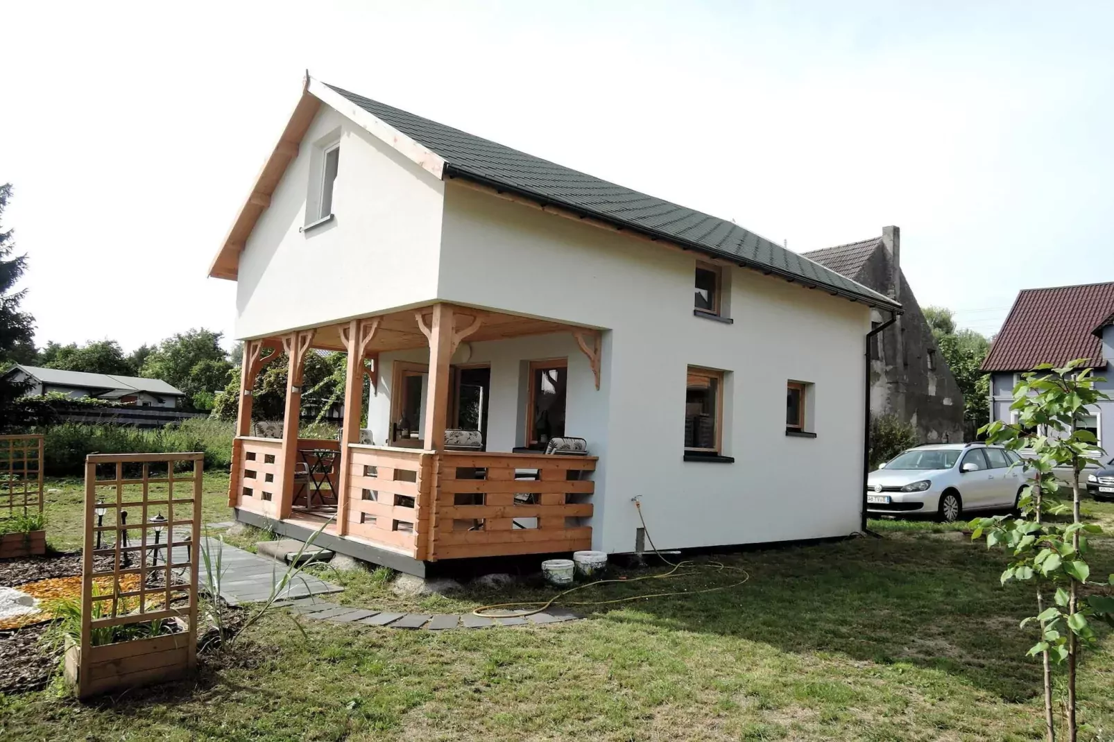 Komfortowy dom wakacyjny w Stepniczce-Exterior summer