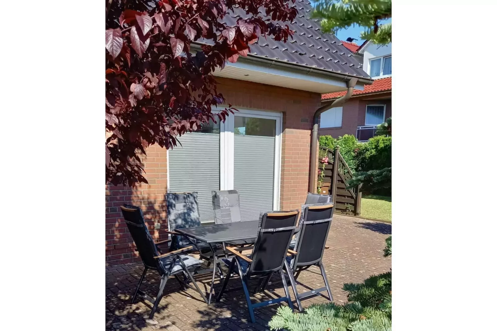 Ostsee-Haus Windland auf der Insel-Außenbereich Sommer