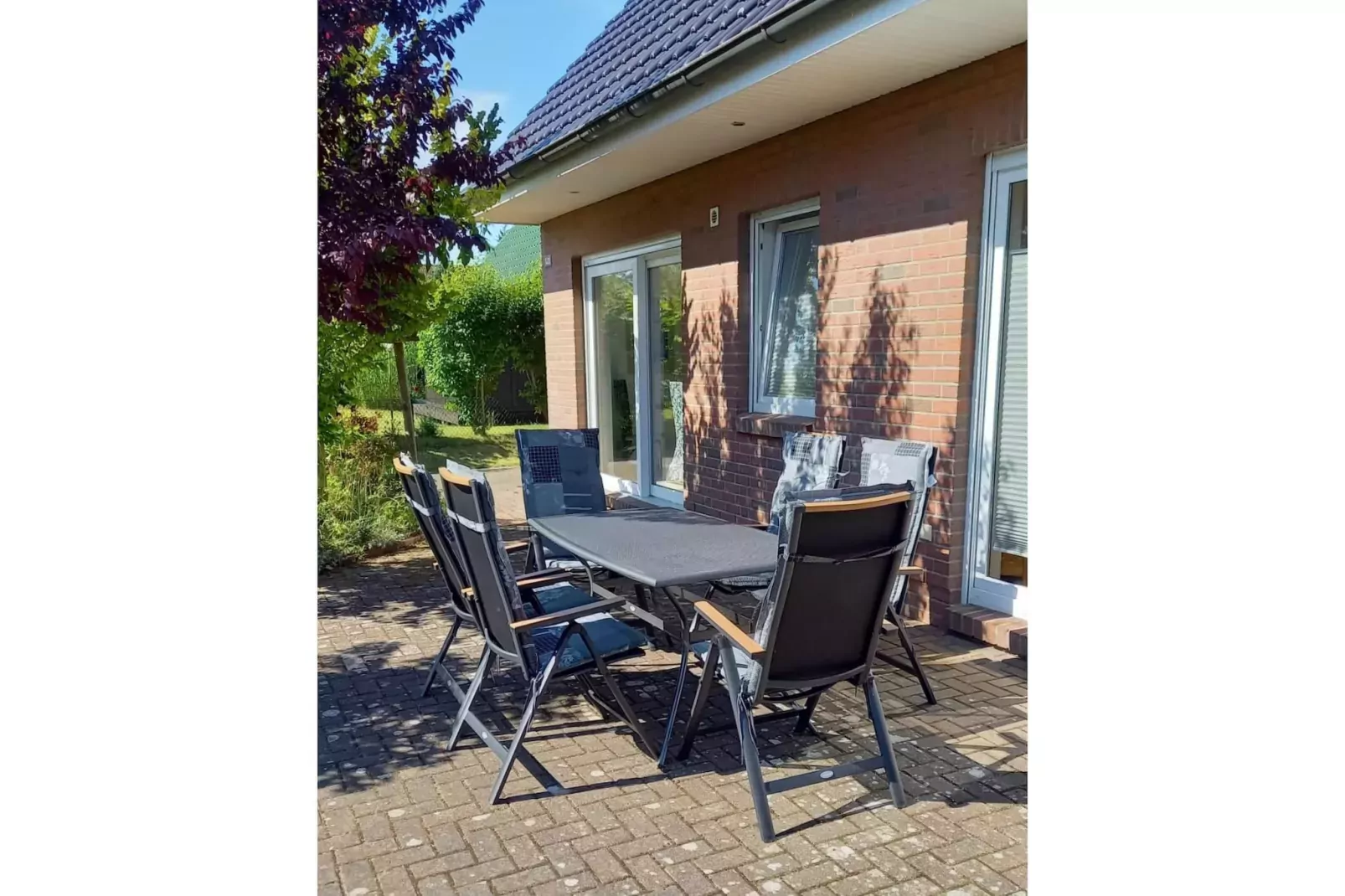 Ostsee-Haus Windland auf der Insel-Terrassenbalkon