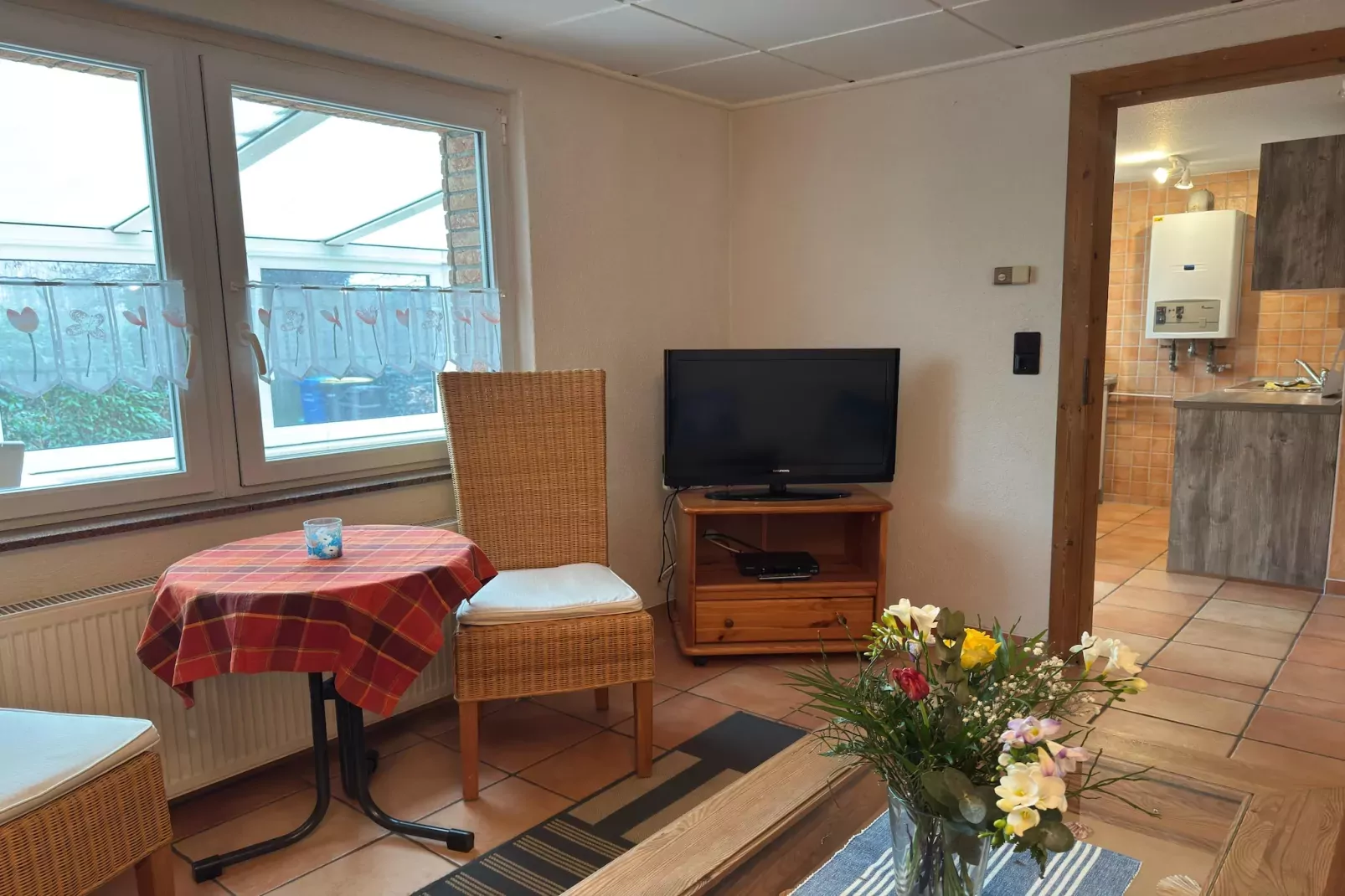 Ferienhaus mit Wintergarten-Living room