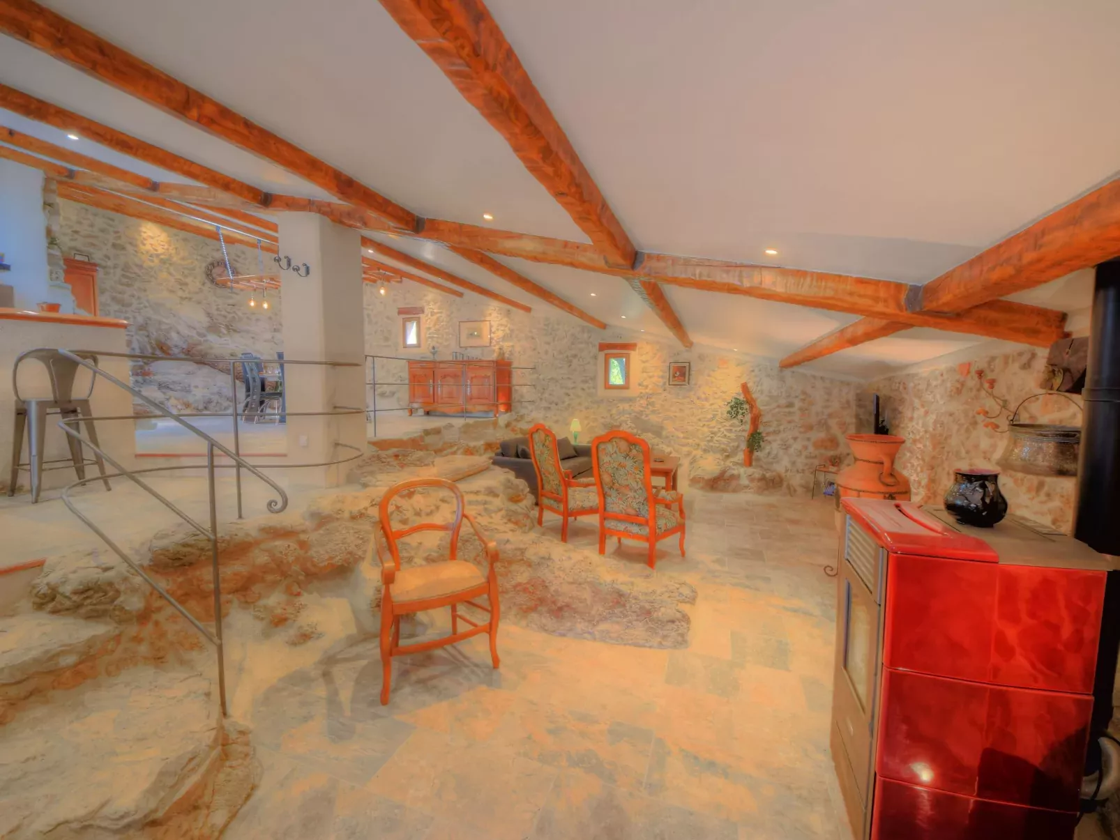 La Bergerie du Ravas-Inside