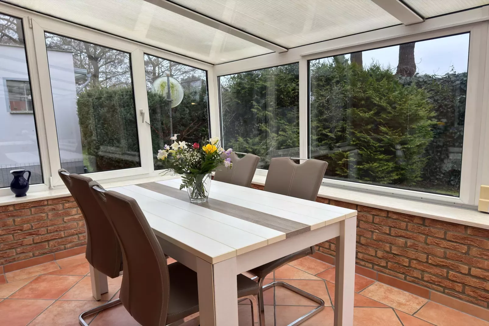 Ferienhaus mit Wintergarten-Terrace balcony