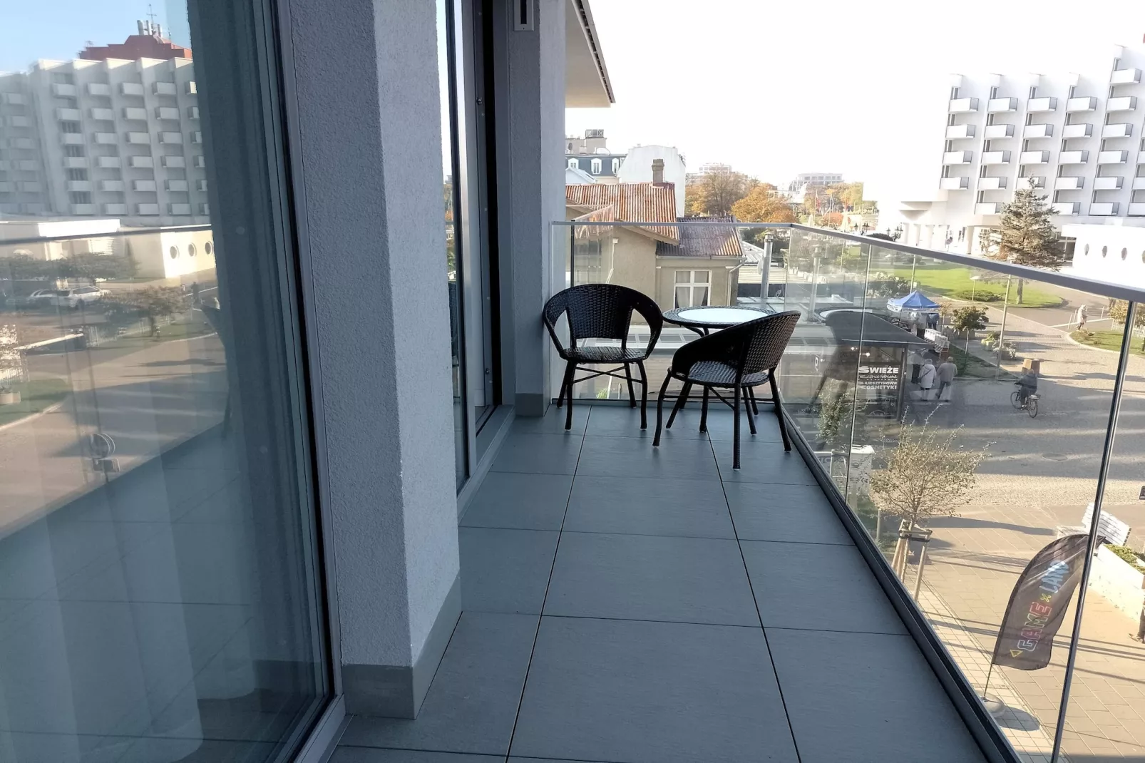 Luksusowy apartament w Międzyzdrojach-Terrace balcony