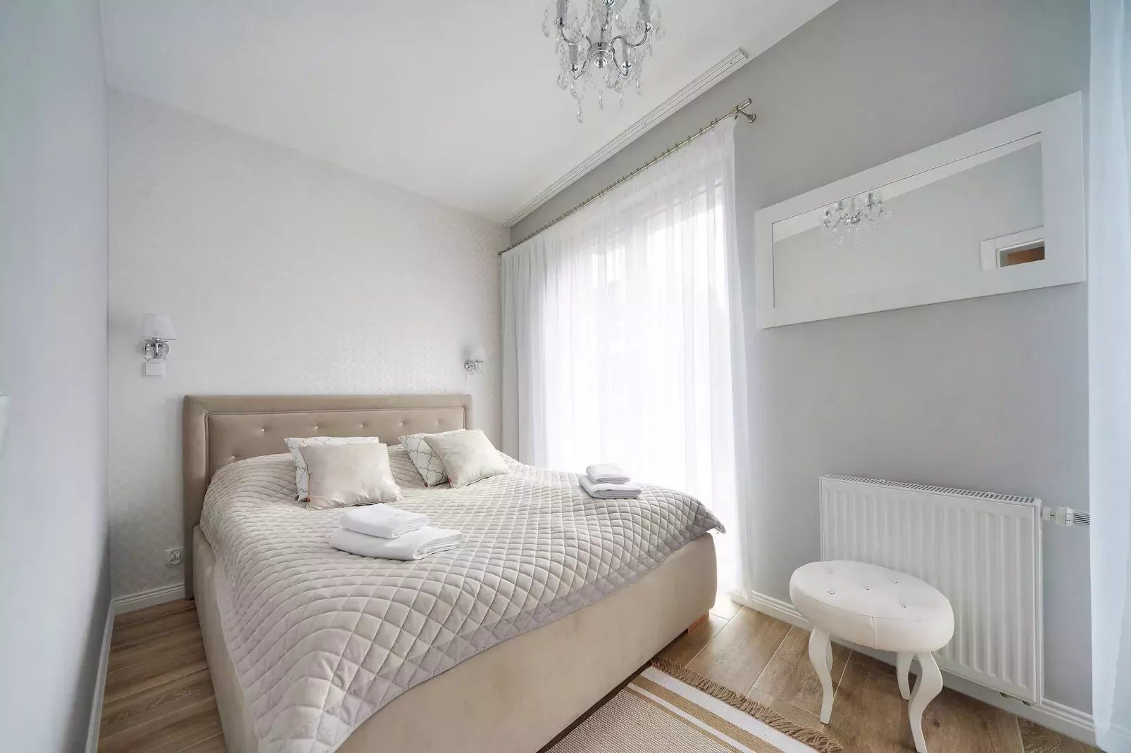Apartament Łódzka 1B Pobierowo-Schlafzimmer