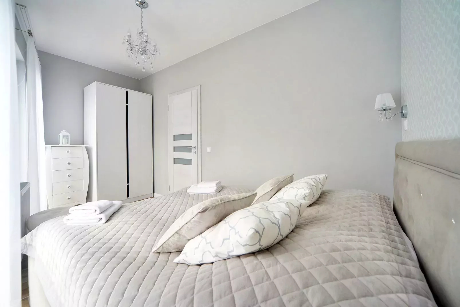 Apartament Łódzka 1B Pobierowo-Schlafzimmer