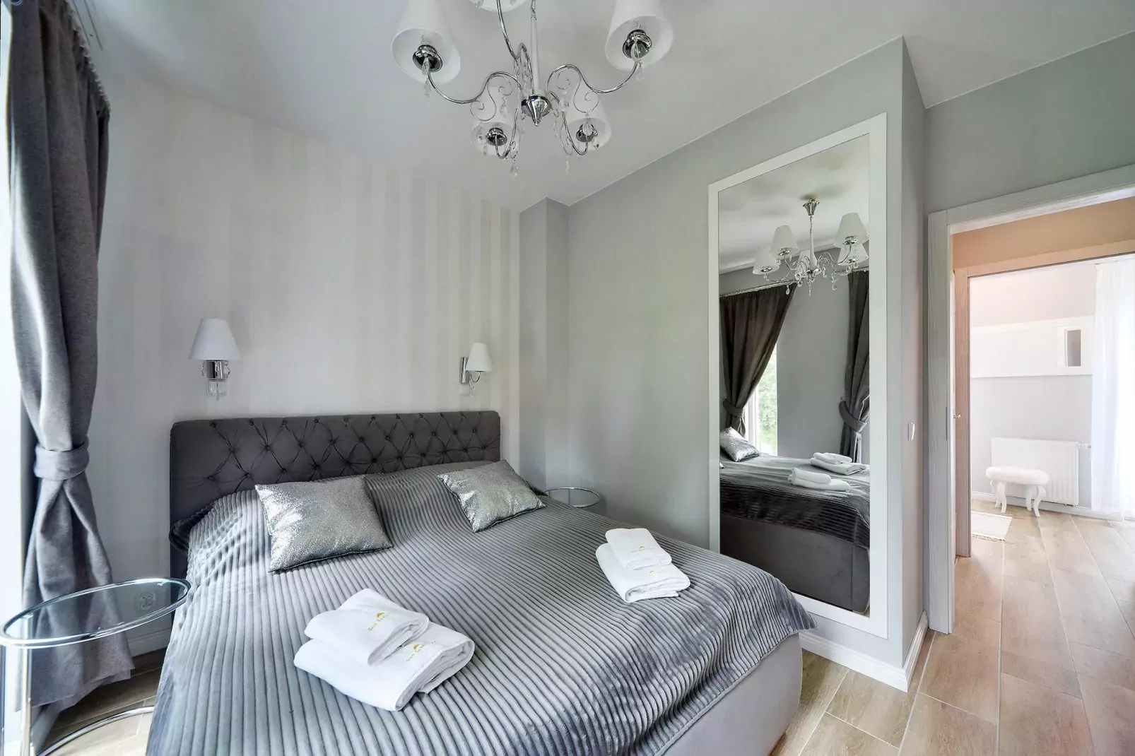 Apartament Łódzka 1B Pobierowo-Schlafzimmer
