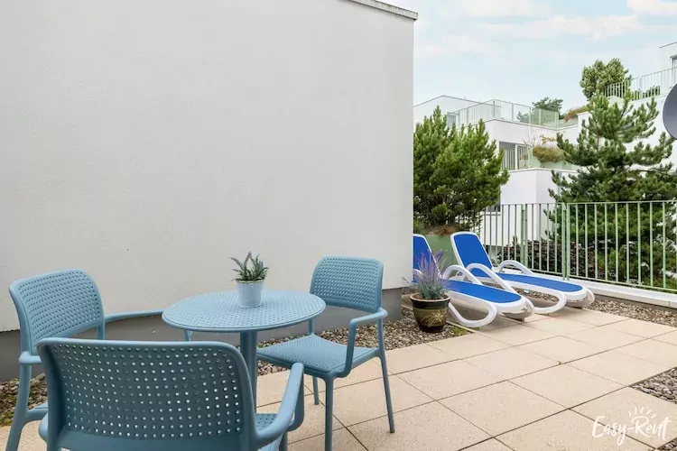 Apartament Leśników 5 B1 Pogorzelica-Terrace balcony