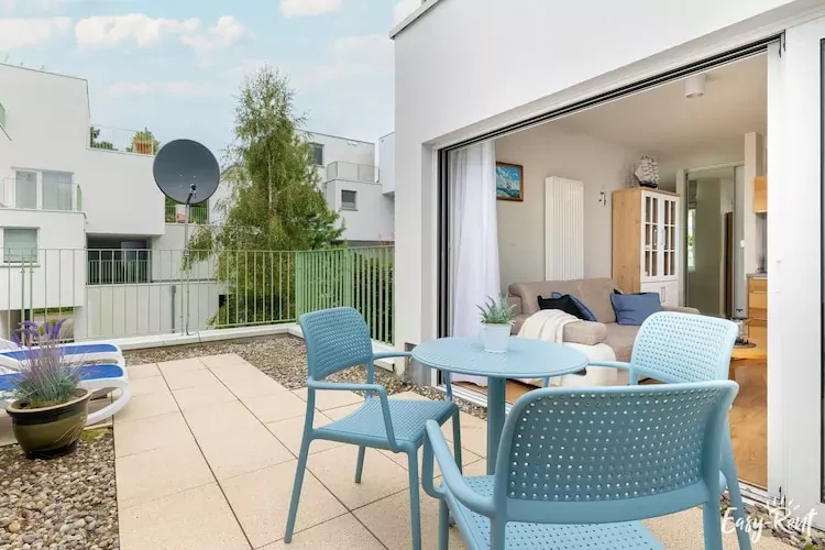 Apartament Leśników 5 B1 Pogorzelica-Terrace balcony