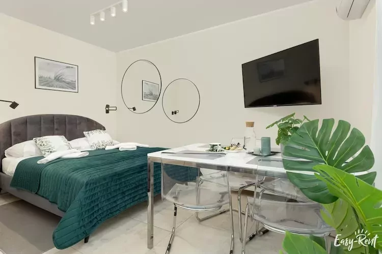 Apartament Zaciszna 11-3 Niechorze-Schlafzimmer