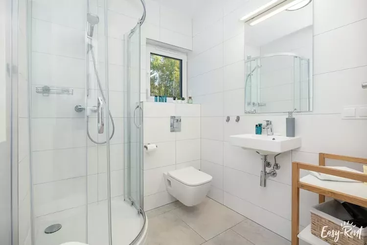 Apartament Zaciszna 11-3 Niechorze-Badezimmer