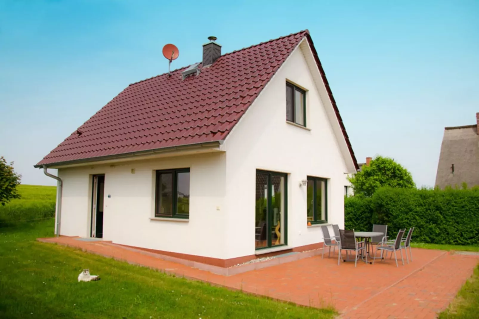 Strandnahes Ferienhaus Walter mit Meerblick-Exterior summer