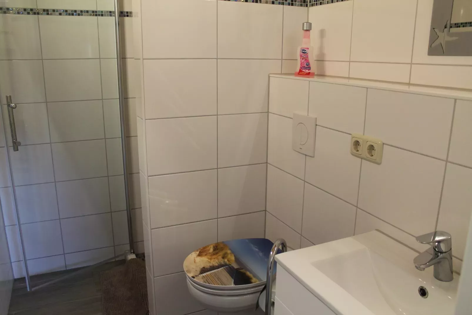 Ferienhaus Heidenholz-Badezimmer