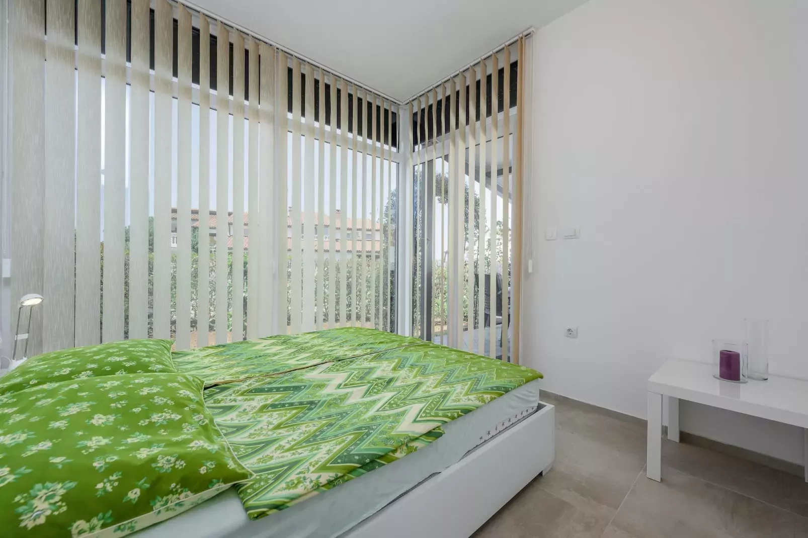 Apartment Vedran with heated pool, near Porec-Bedroom