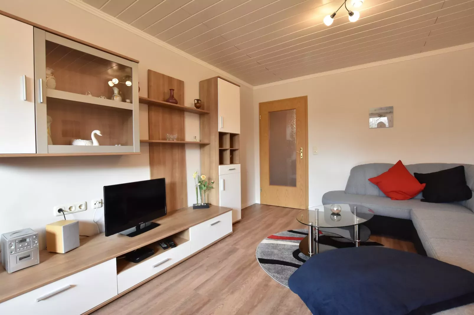 Ferienwohnung mit Terrasse im Klützer Winkel-Wohnzimmer