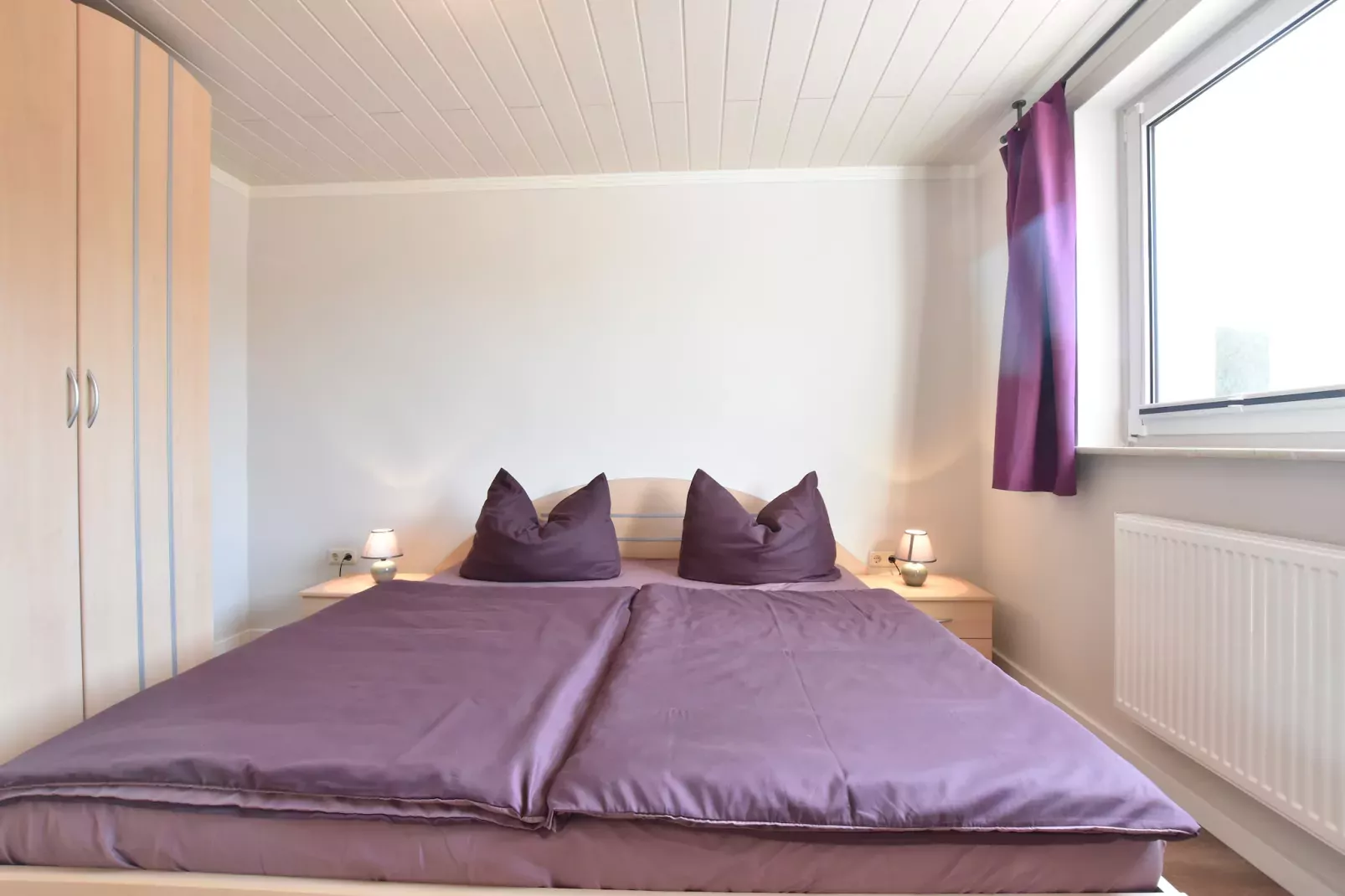 Ferienwohnung mit Terrasse im Klützer Winkel-Schlafzimmer