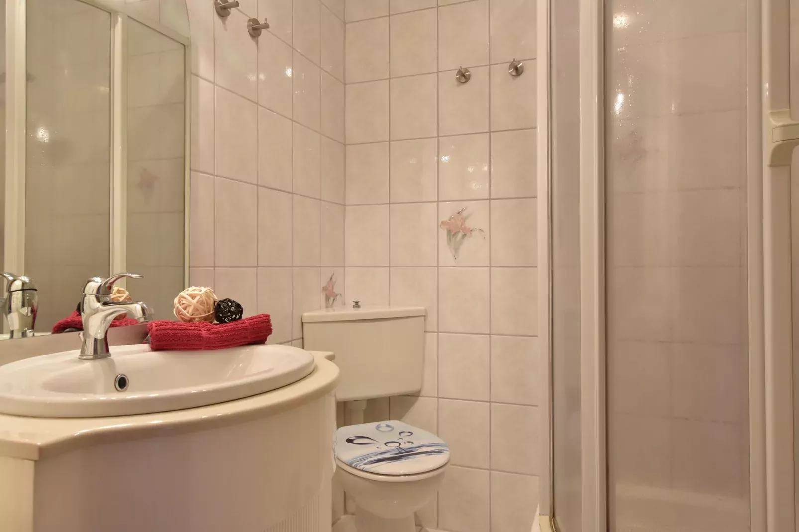 Ferienwohnung mit Terrasse im Klützer Winkel-Badezimmer