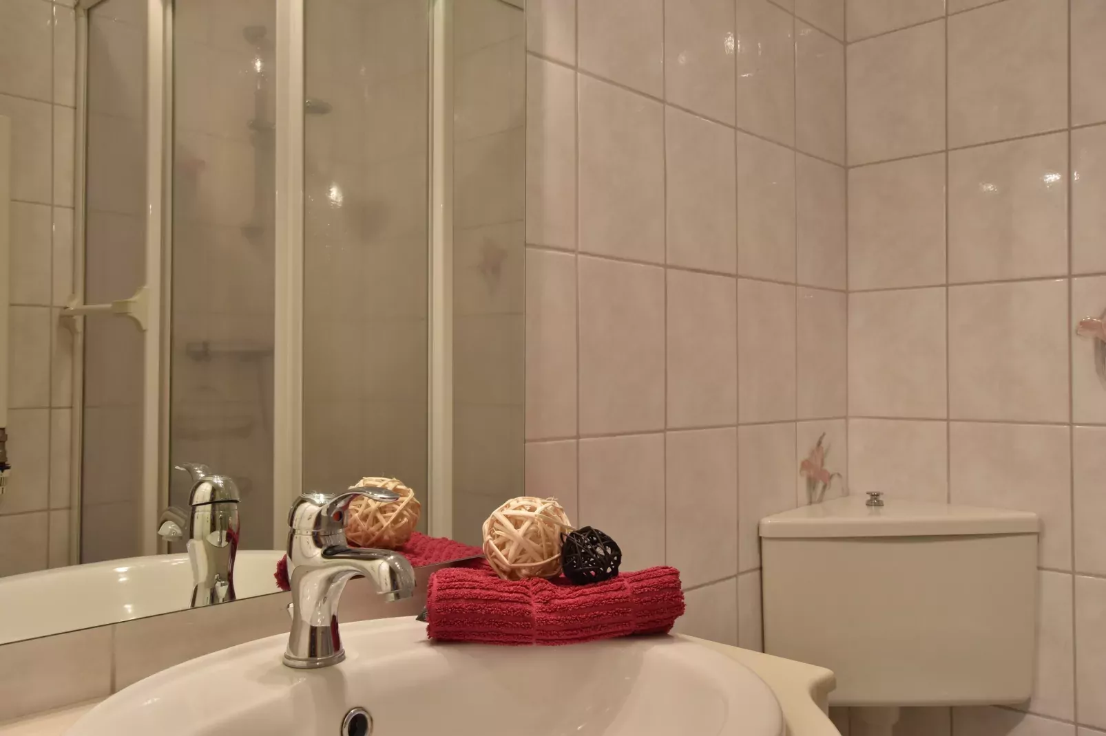 Ferienwohnung mit Terrasse im Klützer Winkel-Badezimmer