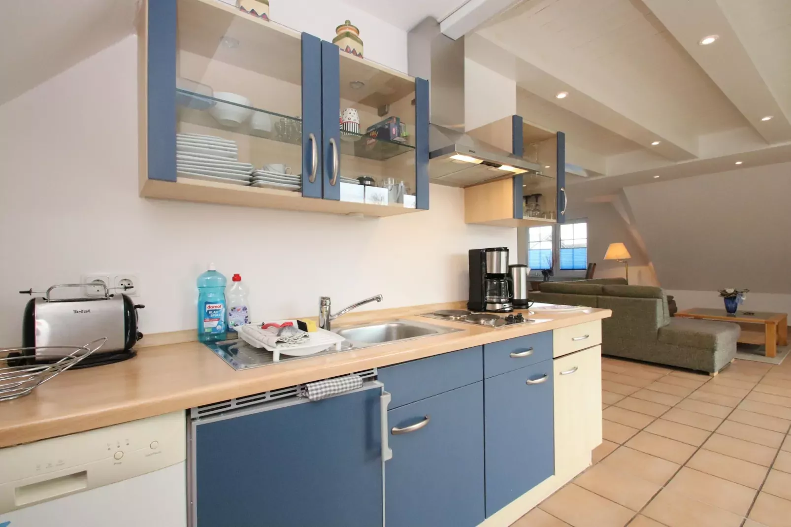 Arko 5 strandnah mit Balkon-Kitchen