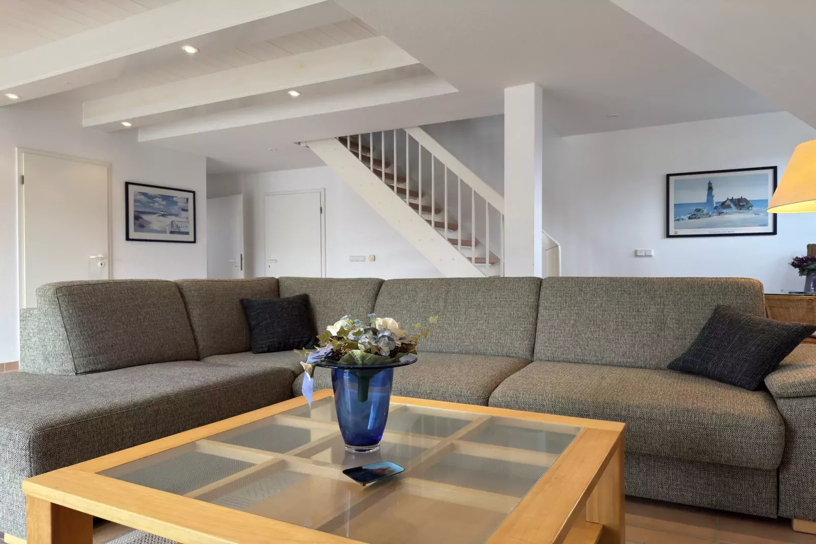 Arko 5 strandnah mit Balkon-Living room