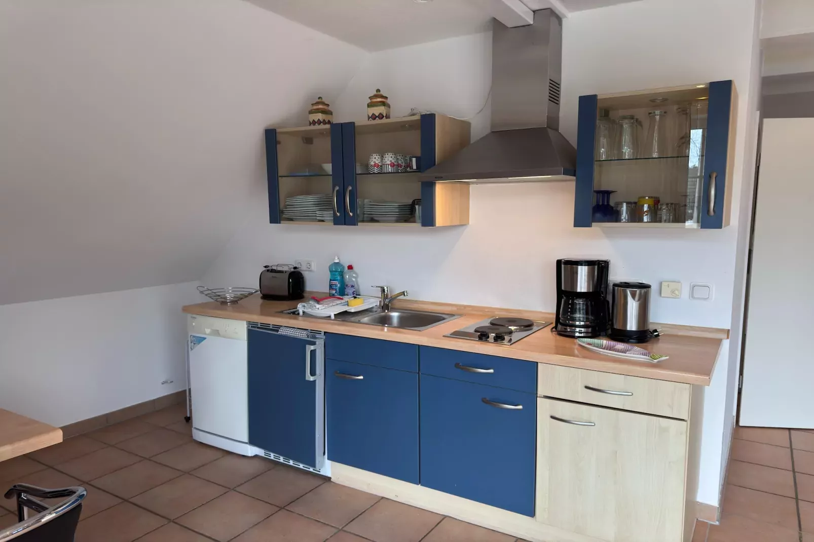 Arko 5 strandnah mit Balkon-Kitchen