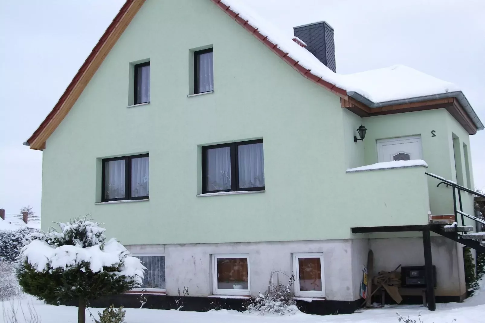 Ferienzimmer im Birkenweg-Extérieur hiver