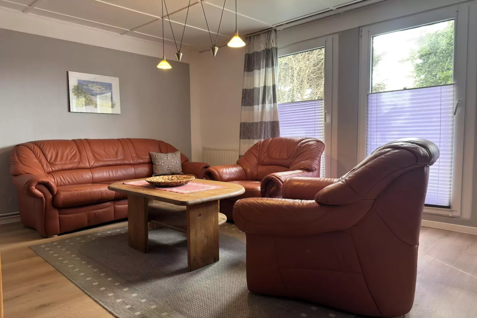 Das DarßHaus mit Kamin und Garten-Living room
